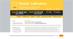 Desktop Screenshot of clinical-laboratory.de